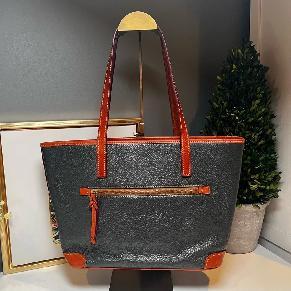 Dooney & Bourke Pebble Grain Small Charleston Shopper Tote - Picture 2 of 16